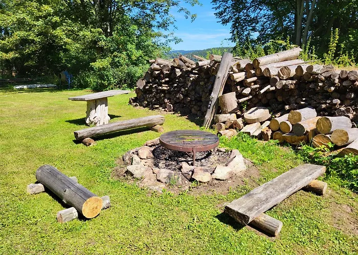 Glamping Maringotka Free Country Vogelsang Üdülőpark Kašperské Hory